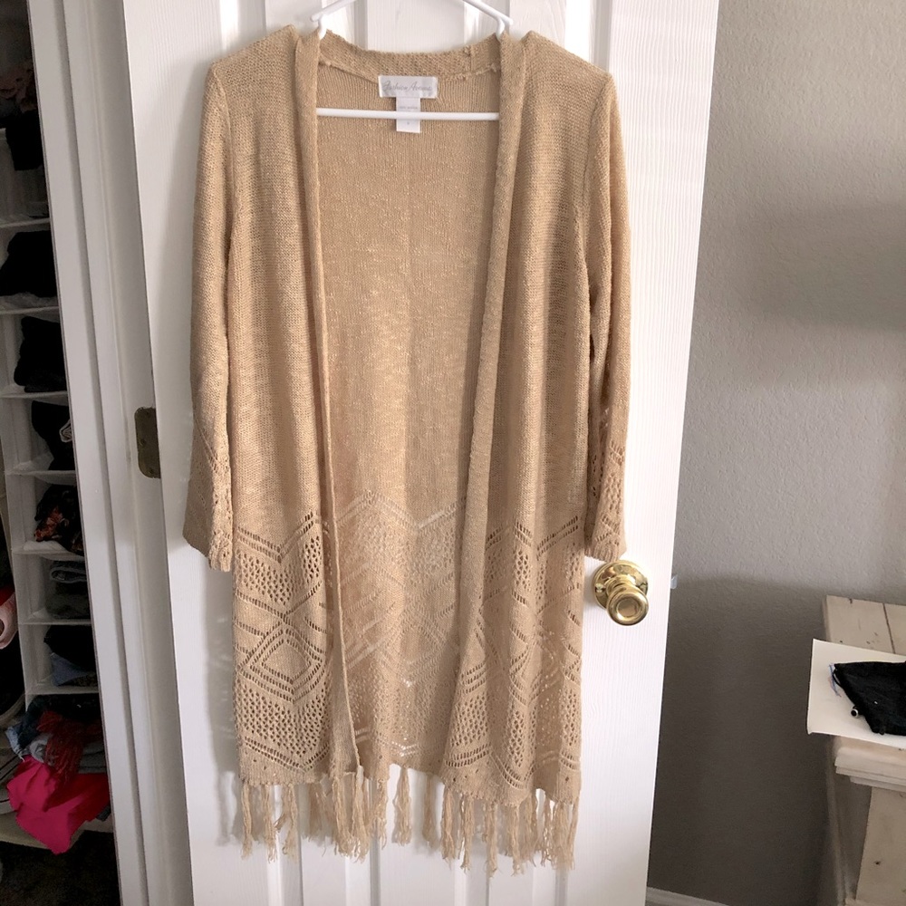 Vintage crochet kimono